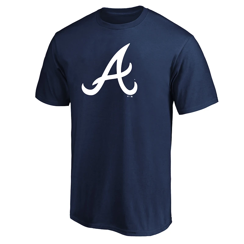 Men's Fanatics Ronald Acuña Jr. Navy Atlanta Braves Big & Tall Name Number T-Shirt