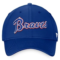 Men's Fanatics Royal Atlanta Braves Cooperstown Core Flex Hat