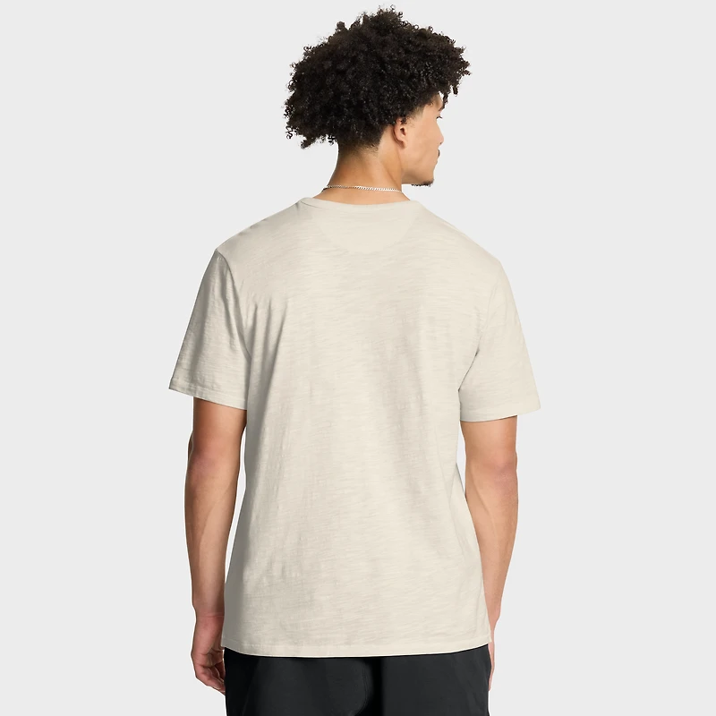 T-shirt Fanatics beige Atlanta Braves Stadium Slub pour homme