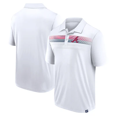 Polo blanc Atlanta Braves Big & Tall Victory For Us Interlock pour hommes