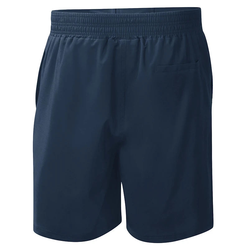 Men's G-III Sports by Carl Banks  Navy Atlanta Braves Breeze Volley Swim Shorts
