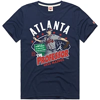 T-shirt graphique bleu marine pour homme, hommage à Greg Maddux, joueur des Braves d'Atlanta