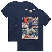 T-shirt hommage pour homme, bleu marine, Ronald Acuña Jr., Atlanta Braves 2021, Topps Baseball Card Player