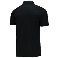 Men's Levelwear Black Atlanta Braves Sector Raglan Polo