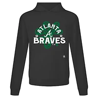 Sweat à capuche noir Atlanta Braves St. Patrick's Day Relay Shamrock pour homme Levelwear
