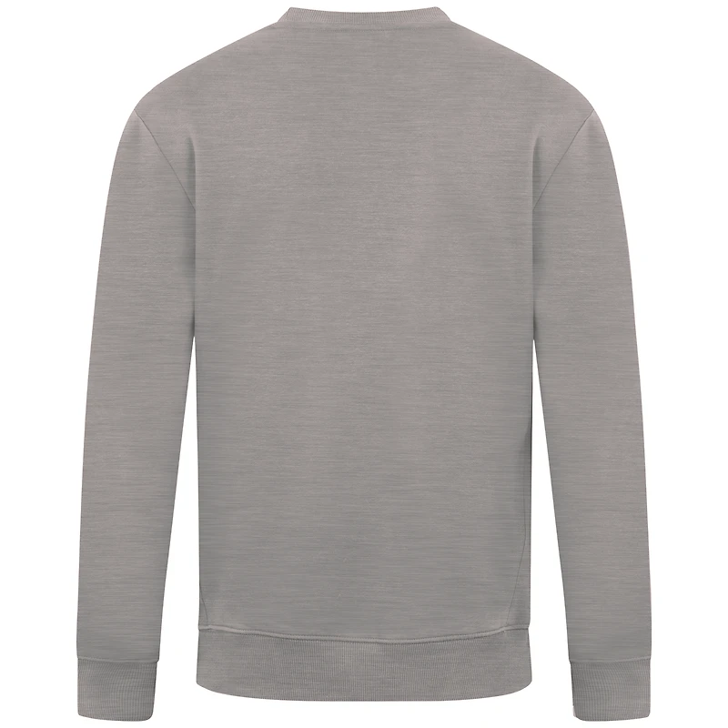 Men's Levelwear Gray Atlanta Braves City Connect Zane Core Logo Pullover Sweatshirt