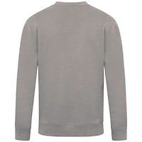 Men's Levelwear Gray Atlanta Braves City Connect Zane Core Logo Pullover Sweatshirt