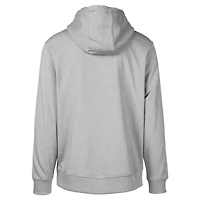 Men's Levelwear Gray Atlanta Braves Podium Inaugural Pullover Hoodie