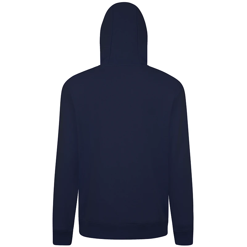 Men's Levelwear Navy Atlanta Braves Accolade Podium Textbook Pullover Hoodie