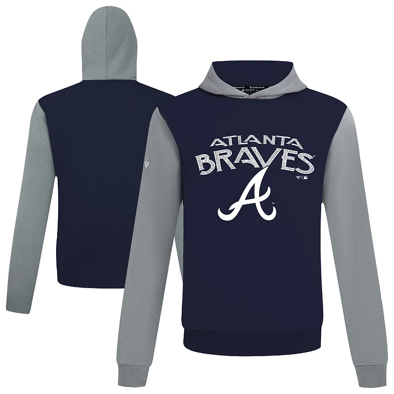 Sweat à capuche bleu marine Atlanta Braves Accolade Ultimate Mission pour homme
