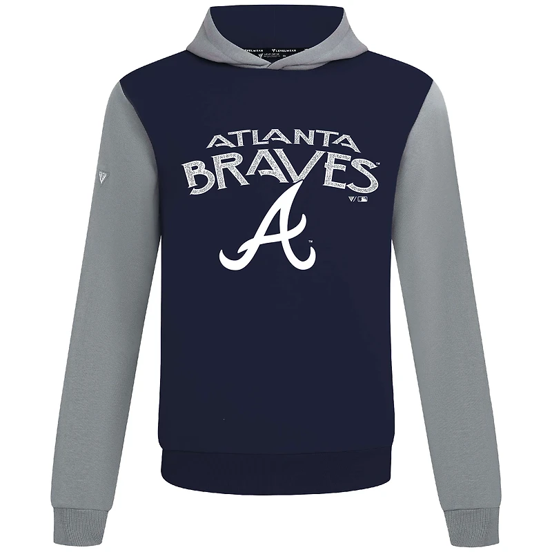 Sweat à capuche bleu marine Atlanta Braves Accolade Ultimate Mission pour homme