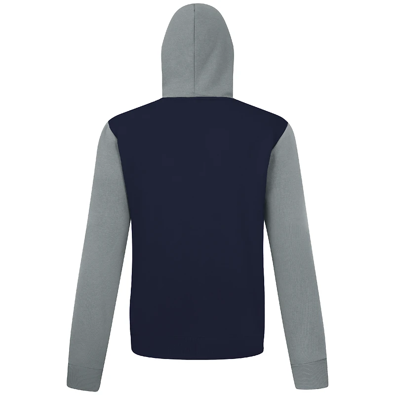 Men's Levelwear Navy Atlanta Braves Accolade Ultimate Mission Pullover Hoodie