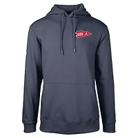 Men's Levelwear  Navy Atlanta Braves Podium Rafters Pullover Hoodie