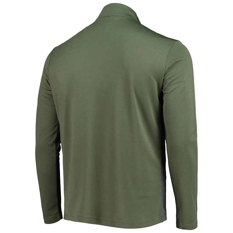 Veste pour homme Levelwear Atlanta Braves Delta Pursue Quarter-Zip
