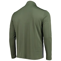 Veste pour homme Levelwear Atlanta Braves Delta Pursue Quarter-Zip