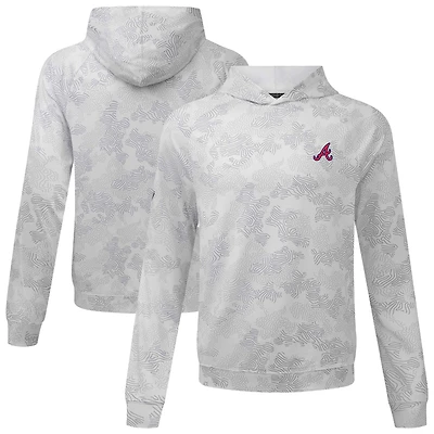 Men's Levelwear White Atlanta Braves Blender Insignia 2.0 Hoodie