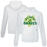 Sweat à capuche blanc Atlanta Braves St. Patrick's Day Relay Shamrock pour homme Levelwear