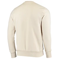 Majestic Threads Oatmeal Atlanta Braves Sweat-shirt en molleton pour homme