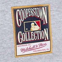 T-shirt de joueur la collection Cooperstown des Braves d'Atlanta gris chiné Mitchell & Ness Chipper Jones pour hommes