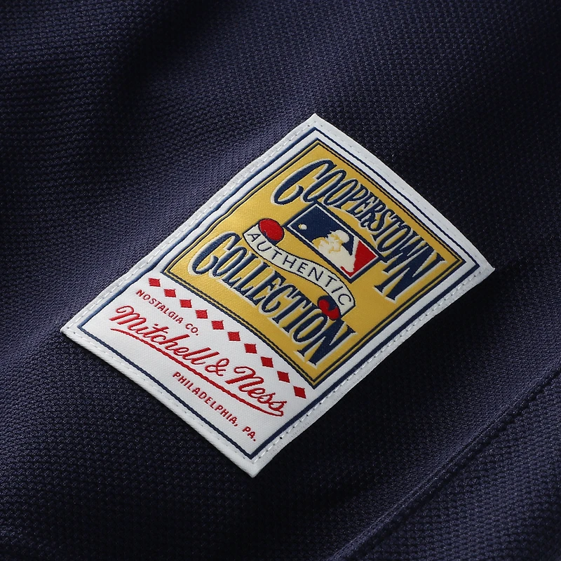 Men's Mitchell & Ness Chipper Jones Navy Atlanta Braves Authentic Batting Practice Jersey