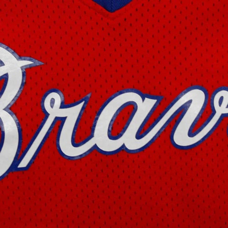 Men's Mitchell & Ness Dale Murphy Red Atlanta Braves 1980 Authentic Cooperstown Collection Mesh Batting Practice Jersey