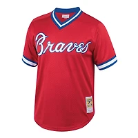 Men's Mitchell & Ness Dale Murphy Red Atlanta Braves Cooperstown Collection Mesh Batting Practice  Jersey
