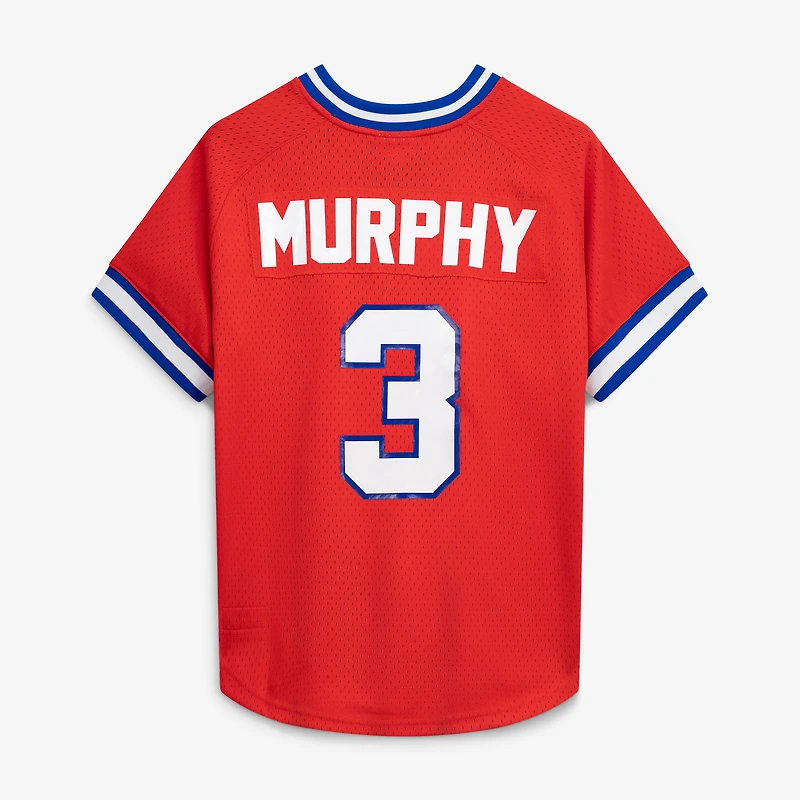 Maillot d'entraînement au bâton Mitchell & Ness Dale Murphy rouge Atlanta Braves Cooperstown Collection pour homme