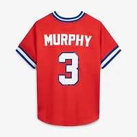 Maillot d'entraînement au bâton Mitchell & Ness Dale Murphy rouge Atlanta Braves Cooperstown Collection pour homme