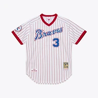 Maillot authentique Mitchell & Ness Dale Murphy blanc des Braves d'Atlanta de 1976 pour homme