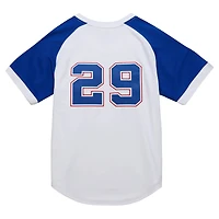 Maillot de retour authentique la collection Cooperstown 2004 des Atlanta Braves Mitchell & Ness John Smoltz blanc pour hommes