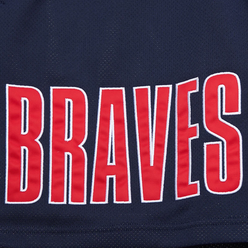 Men's Mitchell & Ness Navy Atlanta Braves OG 2.0 Fashion Shorts