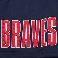Men's Mitchell & Ness Navy Atlanta Braves OG 2.0 Fashion Shorts