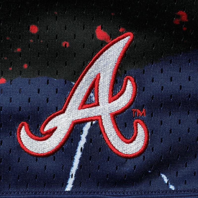 Short Atlanta Braves Hyper Hoops rouge pour homme Mitchell & Ness