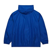 Men's Mitchell & Ness Royal Atlanta Braves Cooperstown Collection Vintage Logo Full-Zip Hoodie Windbreaker Jacket