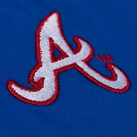 Men's Mitchell & Ness  Royal Atlanta Braves Wild Pitch Ringer T-Shirt