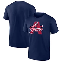 Men's  Navy Atlanta Braves Hometown Graphic T-Shirt