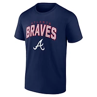 Men's  Navy Atlanta Braves Master the Game T-Shirt