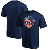T-shirt bleu marine pour homme, équipe Adrenaline des Braves d'Atlanta