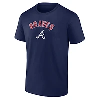Men's Navy Atlanta Braves Winning Streak Custom T-Shirt