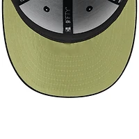 Men's New Era  Black Atlanta Braves 2024 Armed Forces Day Low Profile 9FIFTY Snapback Hat