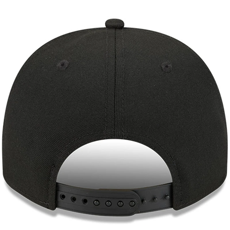 Men's New Era Black Atlanta Braves 2025 MLB Speedway Classic Fashion Pack A-Frame 9FIFTY Snapback Hat