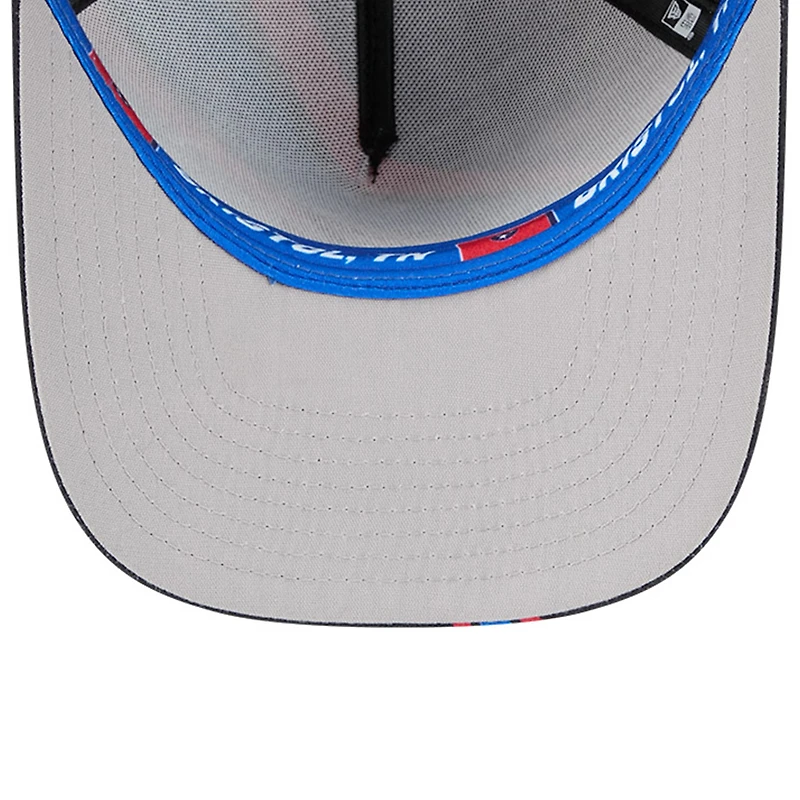 Men's New Era Black Atlanta Braves 2025 MLB Speedway Classic Fashion Pack A-Frame 9FIFTY Snapback Hat