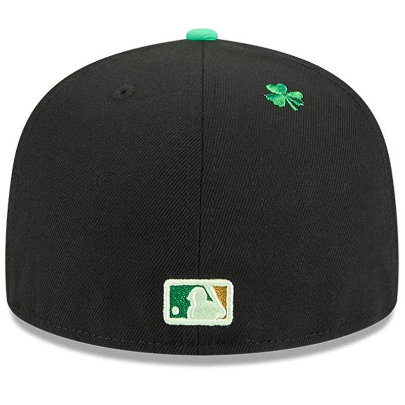 Men's New Era Black Atlanta Braves 2026 St. Patrick's Day 59FIFTY Fitted Hat