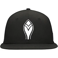 Men's New Era Black Atlanta Braves 59FIFTY Trucker Fitted Hat
