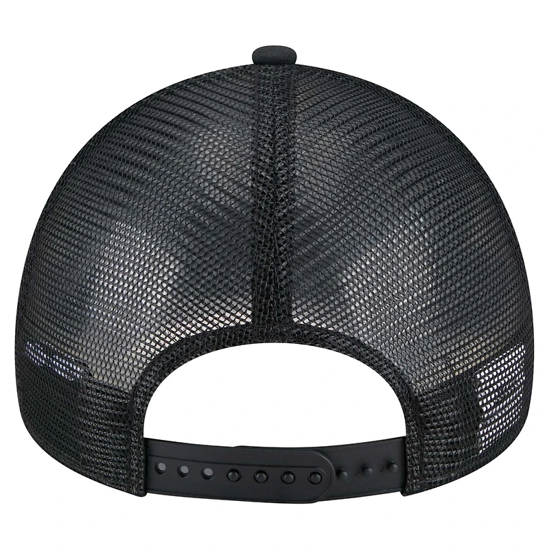 Casquette ajustable A-Frame Trucker 9FORTY Atlanta Braves noire New Era pour homme
