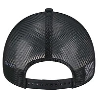Casquette ajustable A-Frame Trucker 9FORTY Atlanta Braves noire New Era pour homme