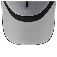Men's New Era  Black Atlanta Braves 9FORTY A-Frame Trucker Adjustable Hat