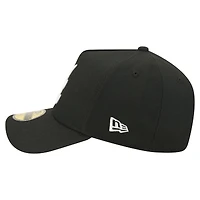 Men's New Era  Black Atlanta Braves A-Frame 59FORTY Fitted Hat