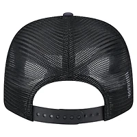 Men's New Era Black Atlanta Braves Adventure Drinks Pattern 9SEVENTY Stretch-Snap Hat