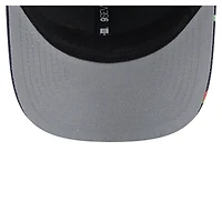 Casquette extensible à bouton-pression noire New Era Atlanta Braves Adventure Drinks Pattern 9SEVENTY pour homme